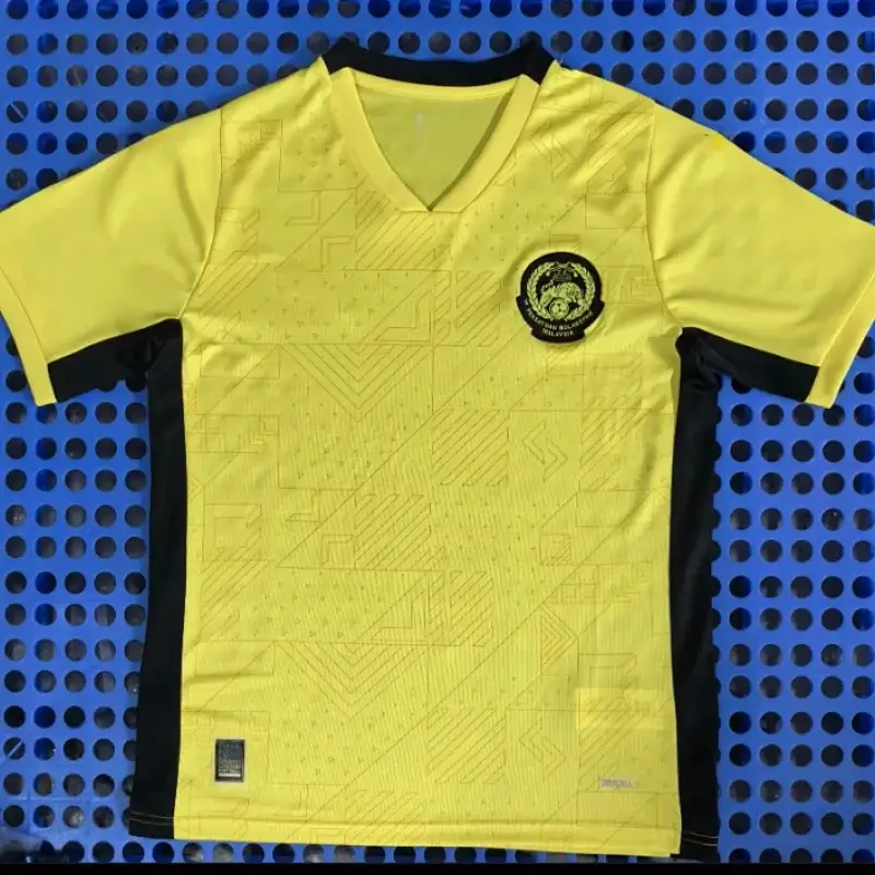 Macron Light Blue & White Striped Malaga CF Jersey