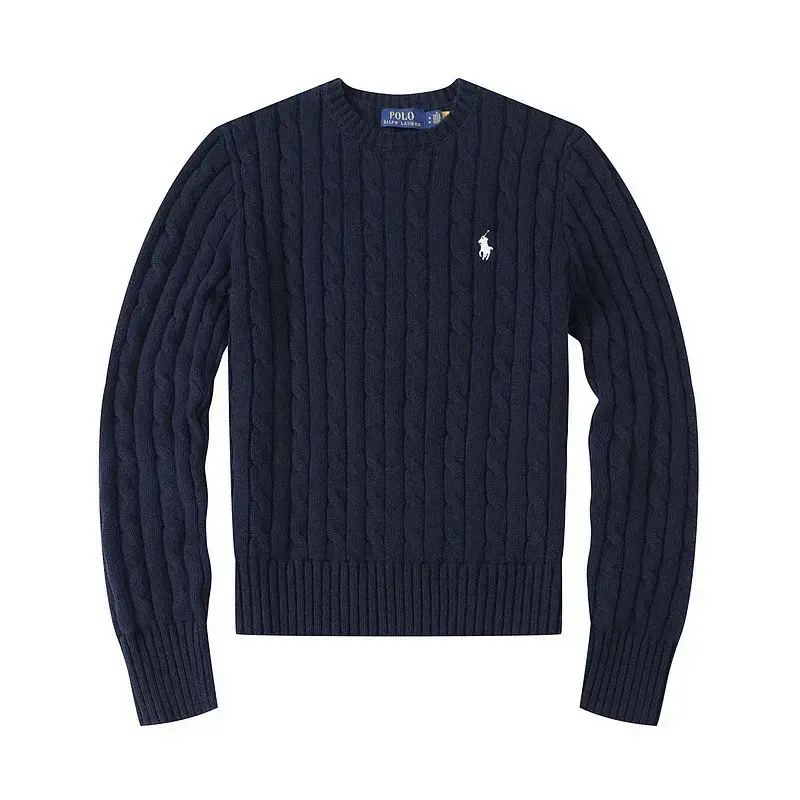 Polo Ralph Lauren  Navy Cable - Knit Crewneck Sweater