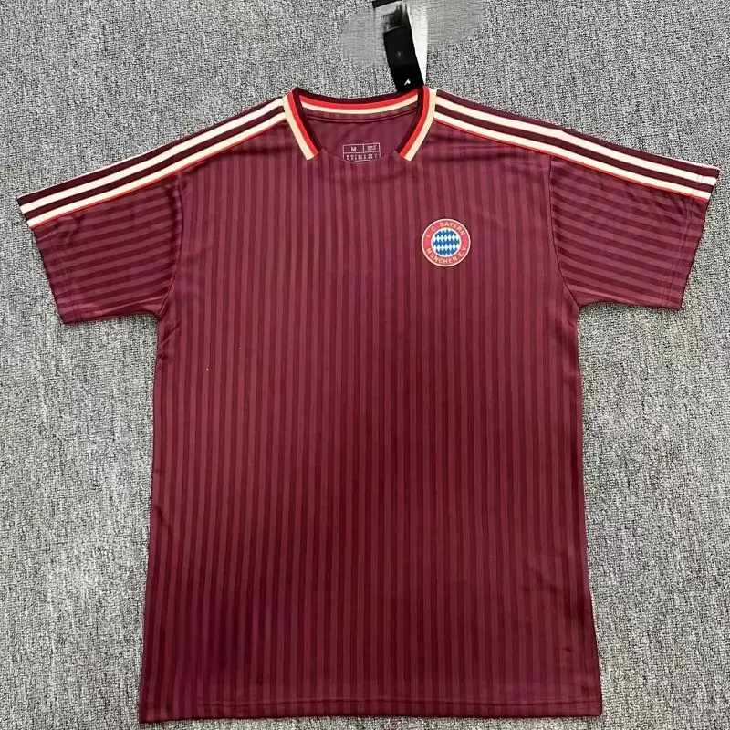 Adidas Navy T-Shirt with White Stripes & Gold Lion Logo