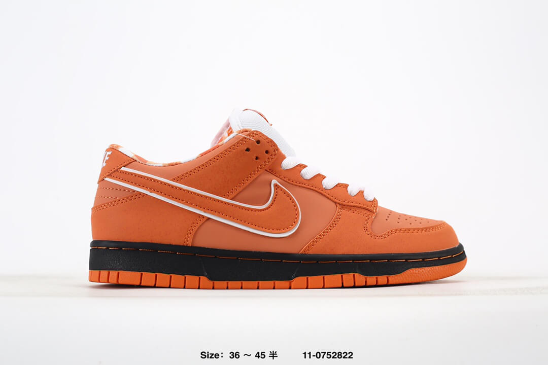 Nike Dunk Low Orange White Black Casual Shoes