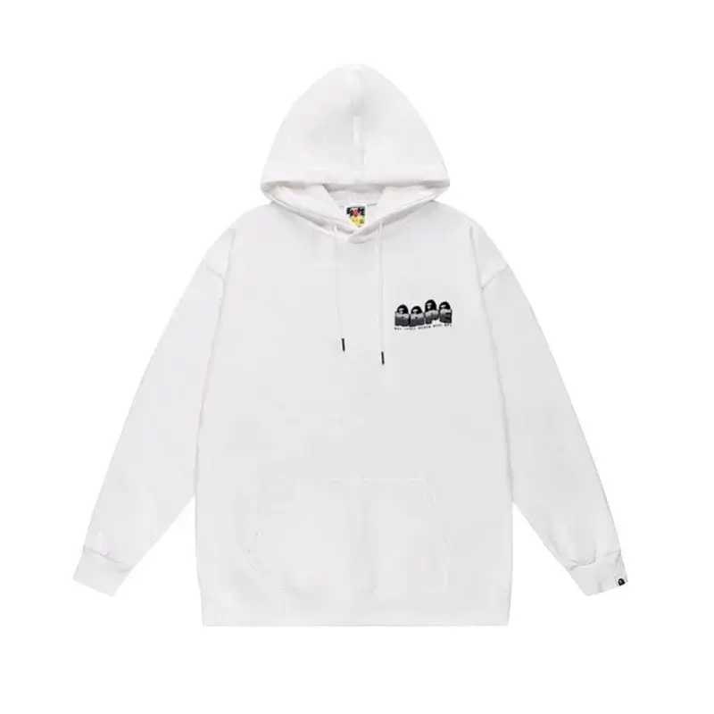 AAPE White Graphic Hoodie