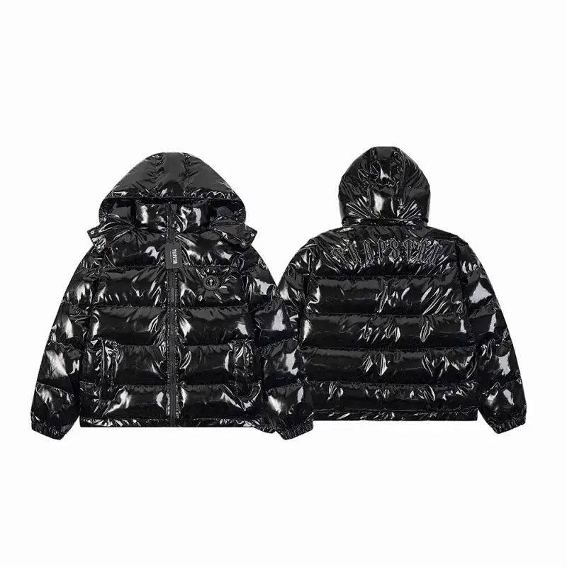 TRAPSTAR Black Shiny Puffer Jacket