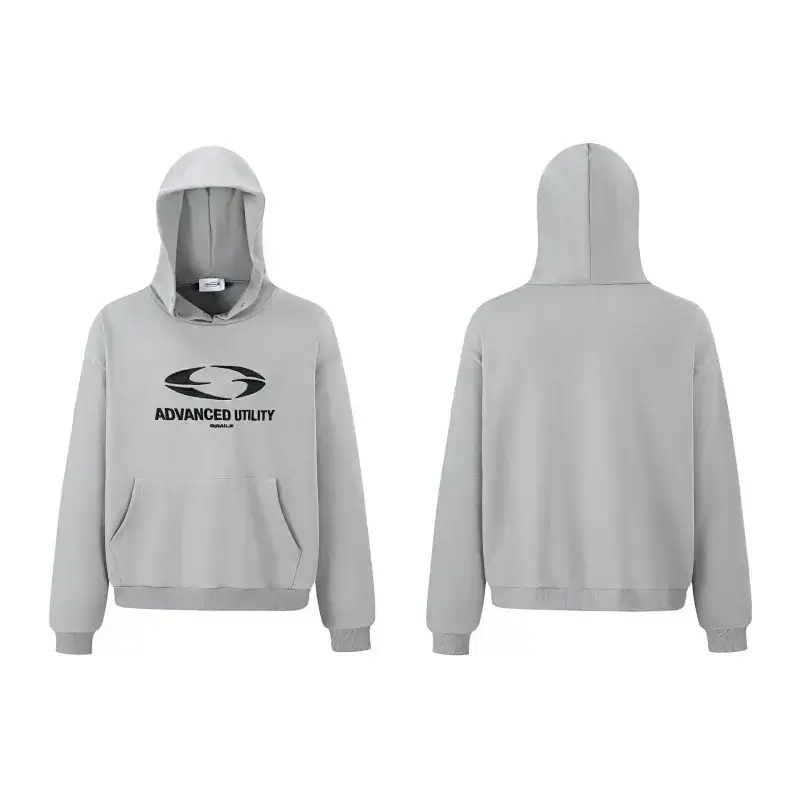 ADVANCED UTILITY Light Gray Hoodie