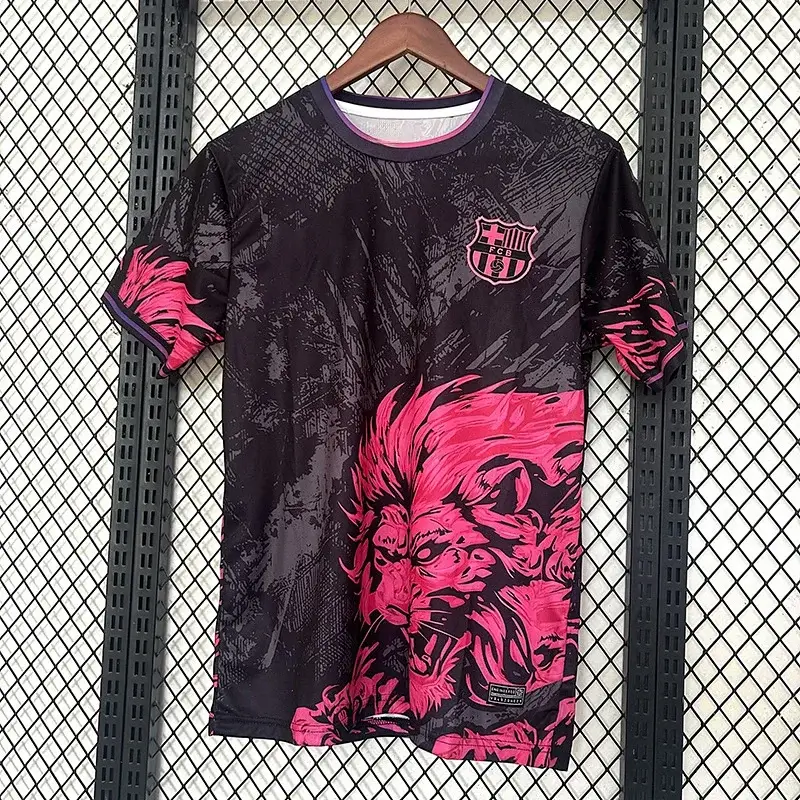 FC Barcelona Cream Pink Blue Floral Star Jersey