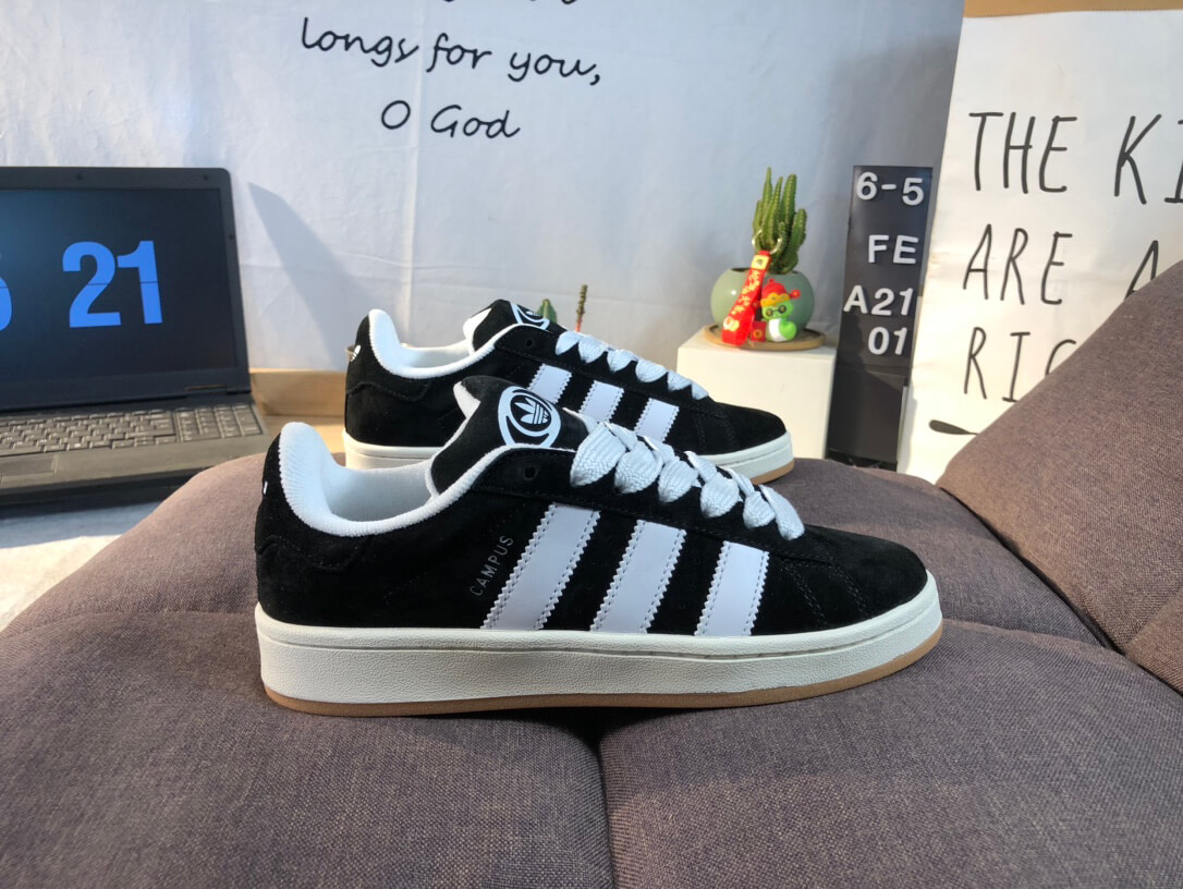 Adidas Campus Black & White Casual Sneakers