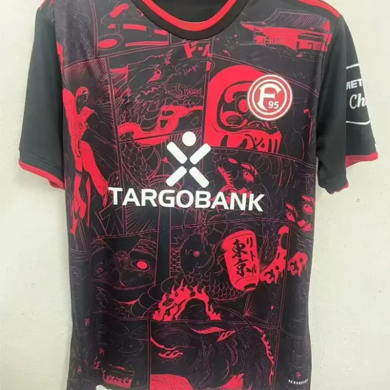 Aberdeen FC Red Polo Jersey (TEXO, Striped)