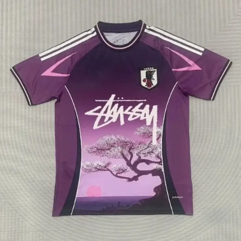 Stussy Purple Soccer Jersey