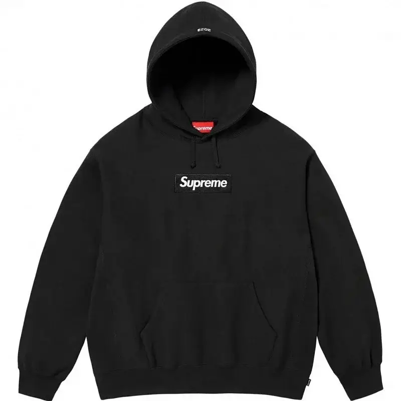 Supreme Black Logo Hoodie