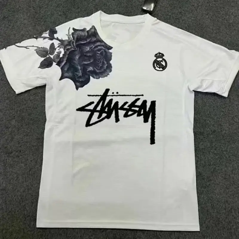 Stussy FC Barcelona Striped Soccer Jersey