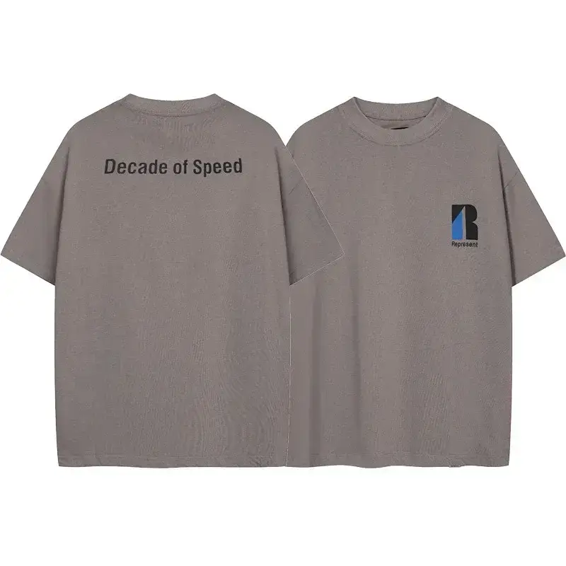Represent Gray T-Shirt "Decade of Speed" Back Print