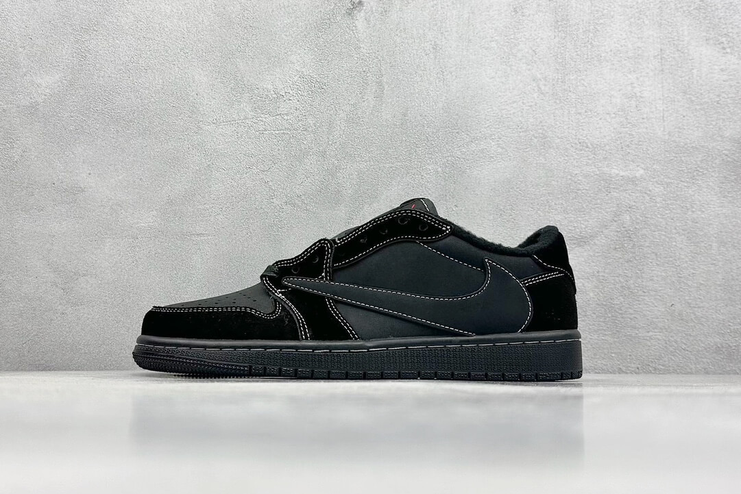 Nike Air Jordan 1 Low All Black Sneakers