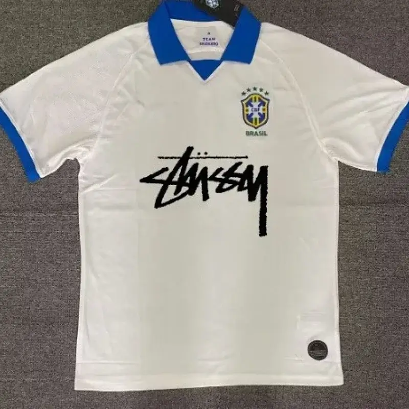 Stussy Brazil Map & Flag Soccer Jersey