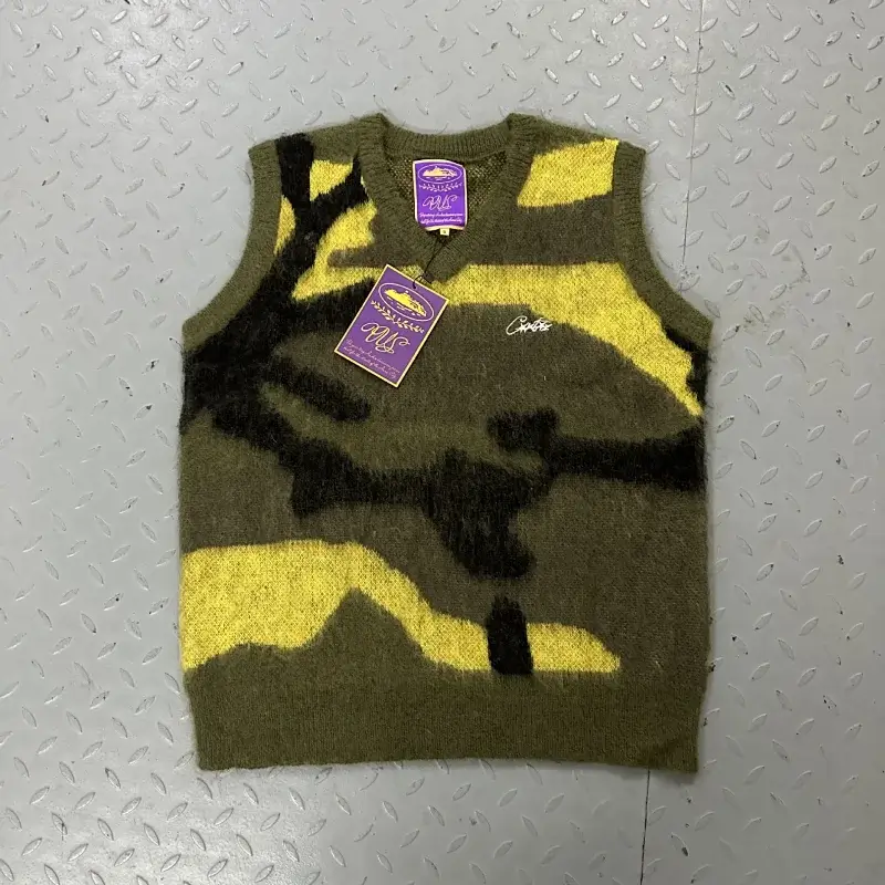 Corteiz Camouflage Knit Vest