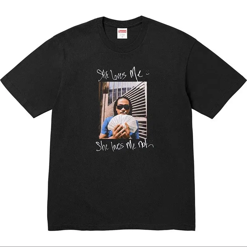 Supreme She Loves Me Not Graphic T-Shirt